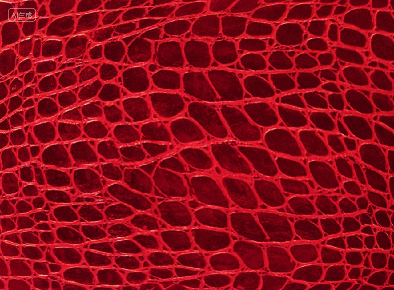 鳄鱼皮纹路红色皮料格子皮纹图片素材