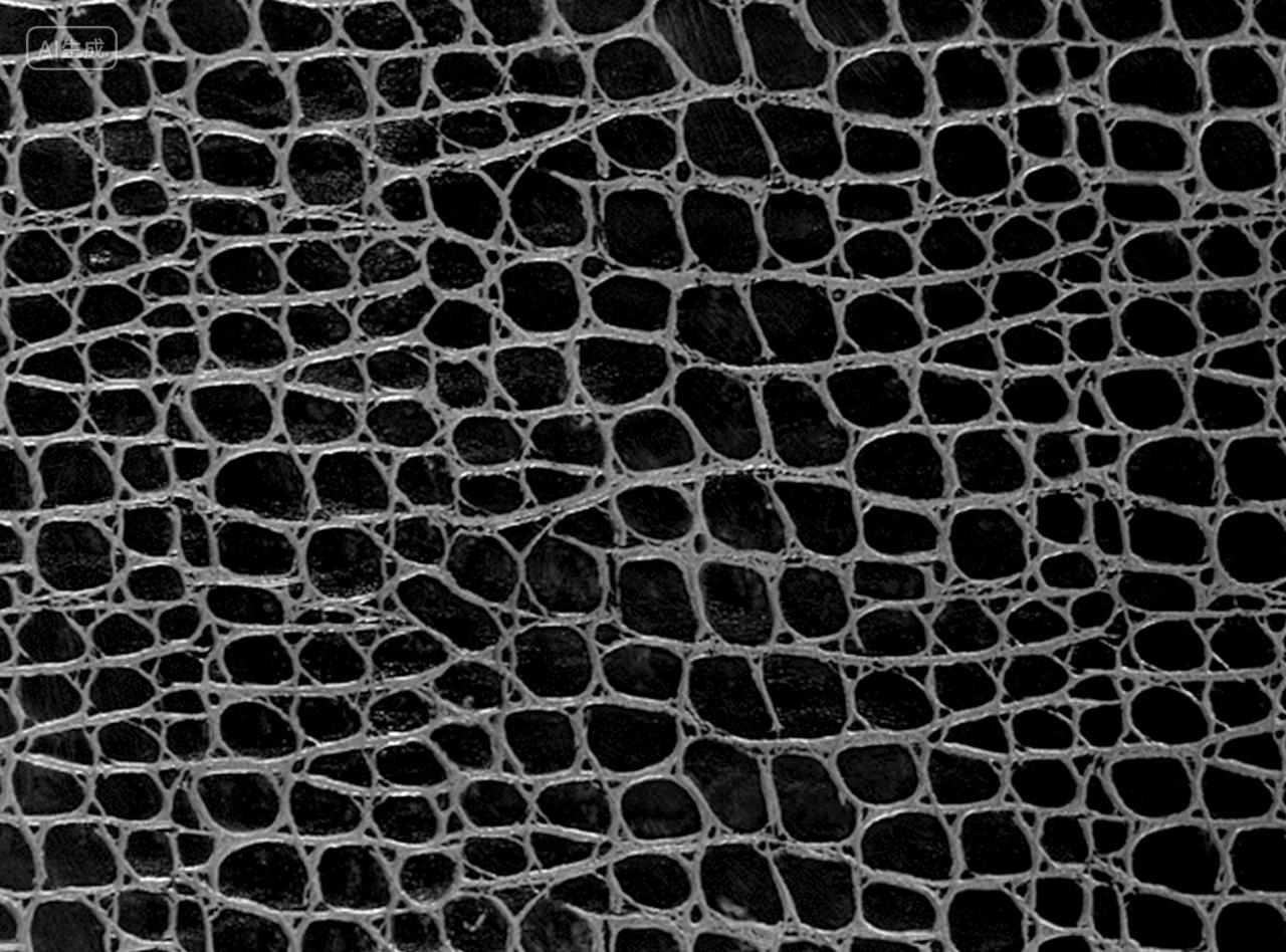 高清黑白鳄鱼皮纹路鳄鱼皮鞋真皮PU皮仿皮纹理箱包贴图素材