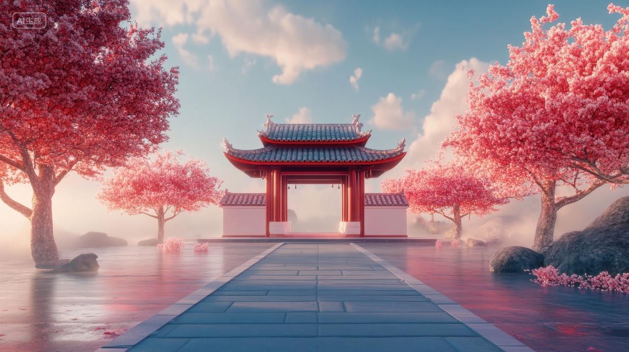 梦幻般的中国式庭院