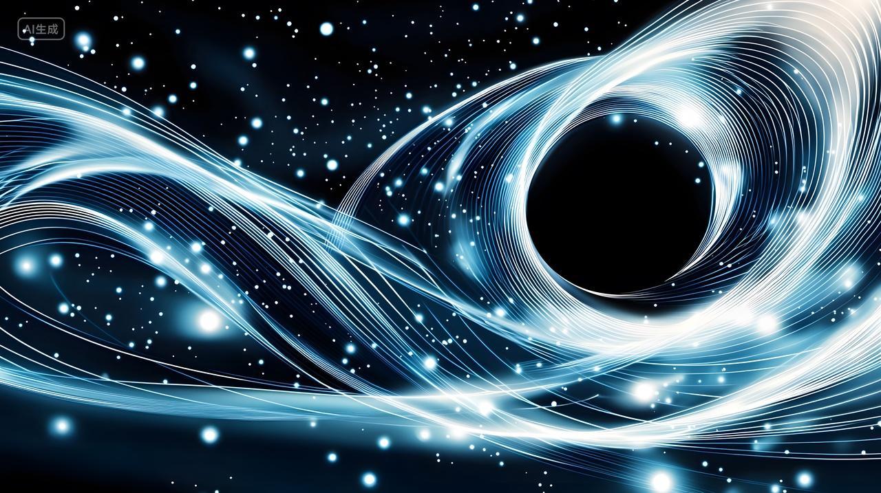 黑暗宇宙中抽象宇宙波