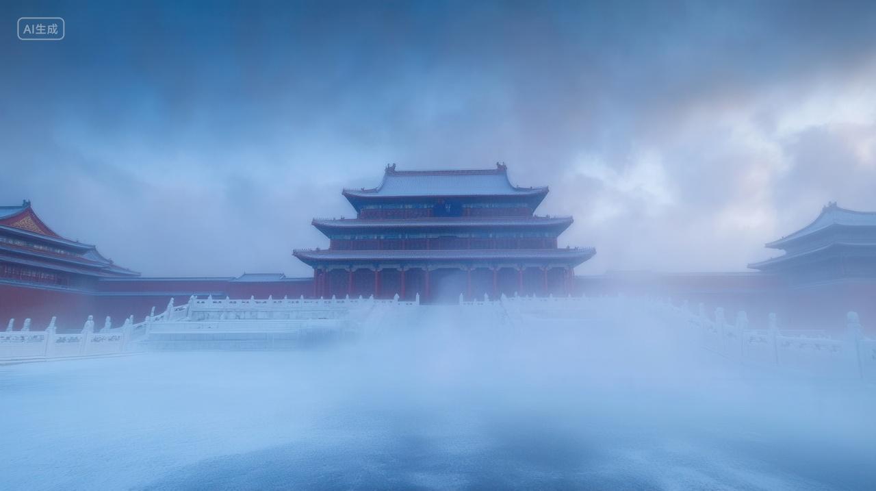 冬天紫禁城雪景