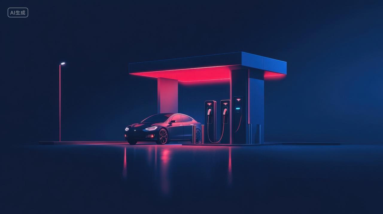新能源电车充电站插图