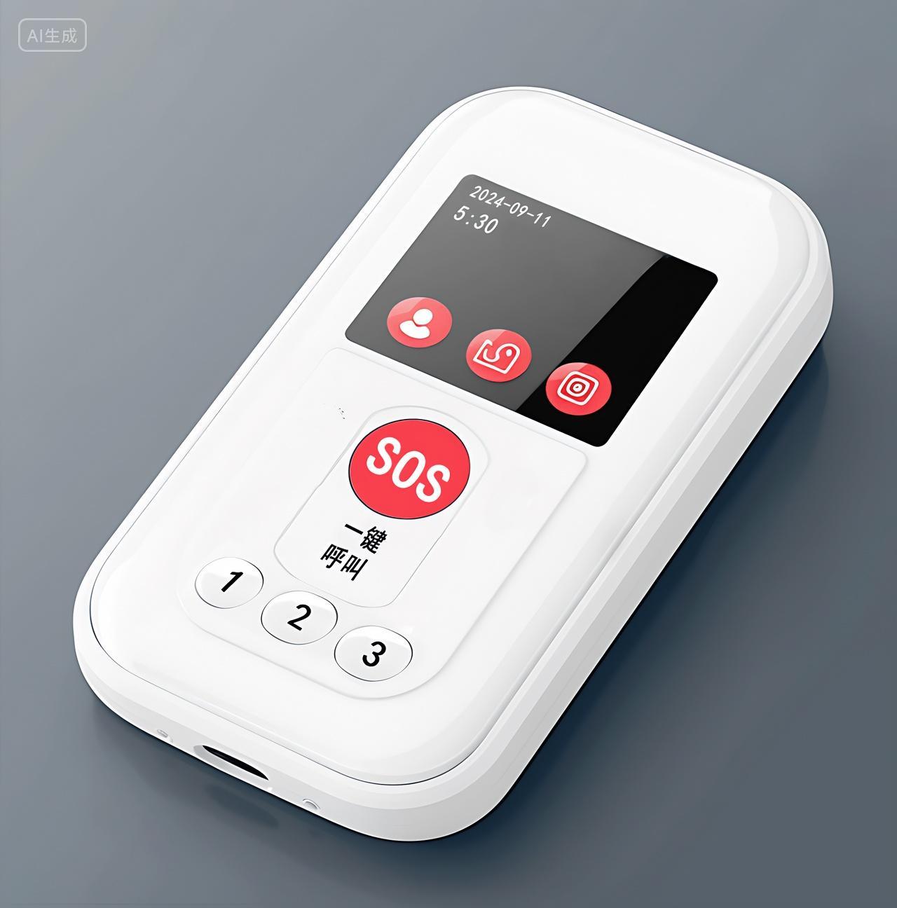 高端立体展示产品设备报警器紧急呼叫白色设备产品图片