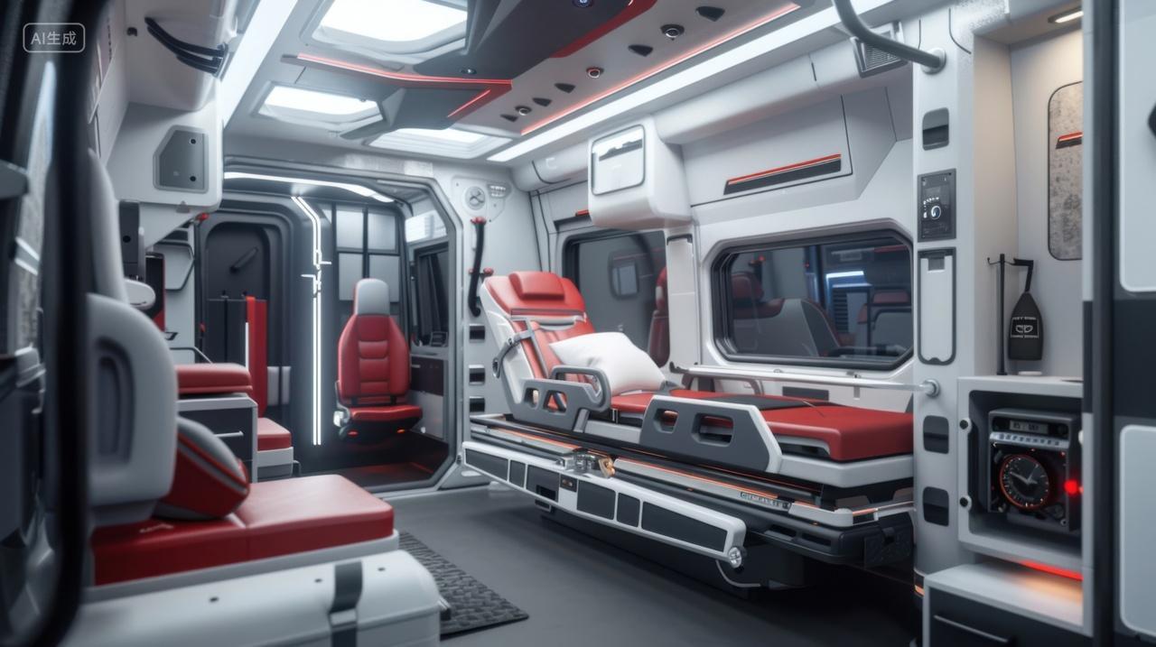 3D未来科技救护车