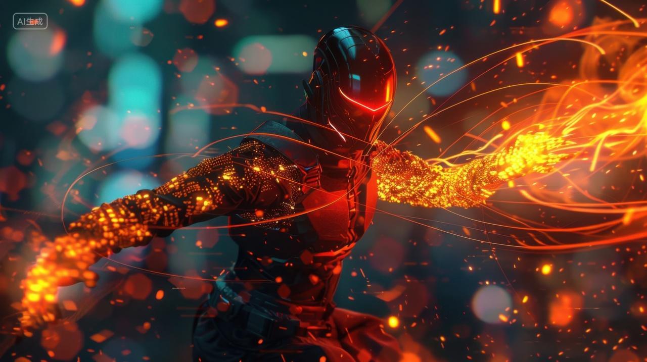 3D全息影像呈现的功夫场景