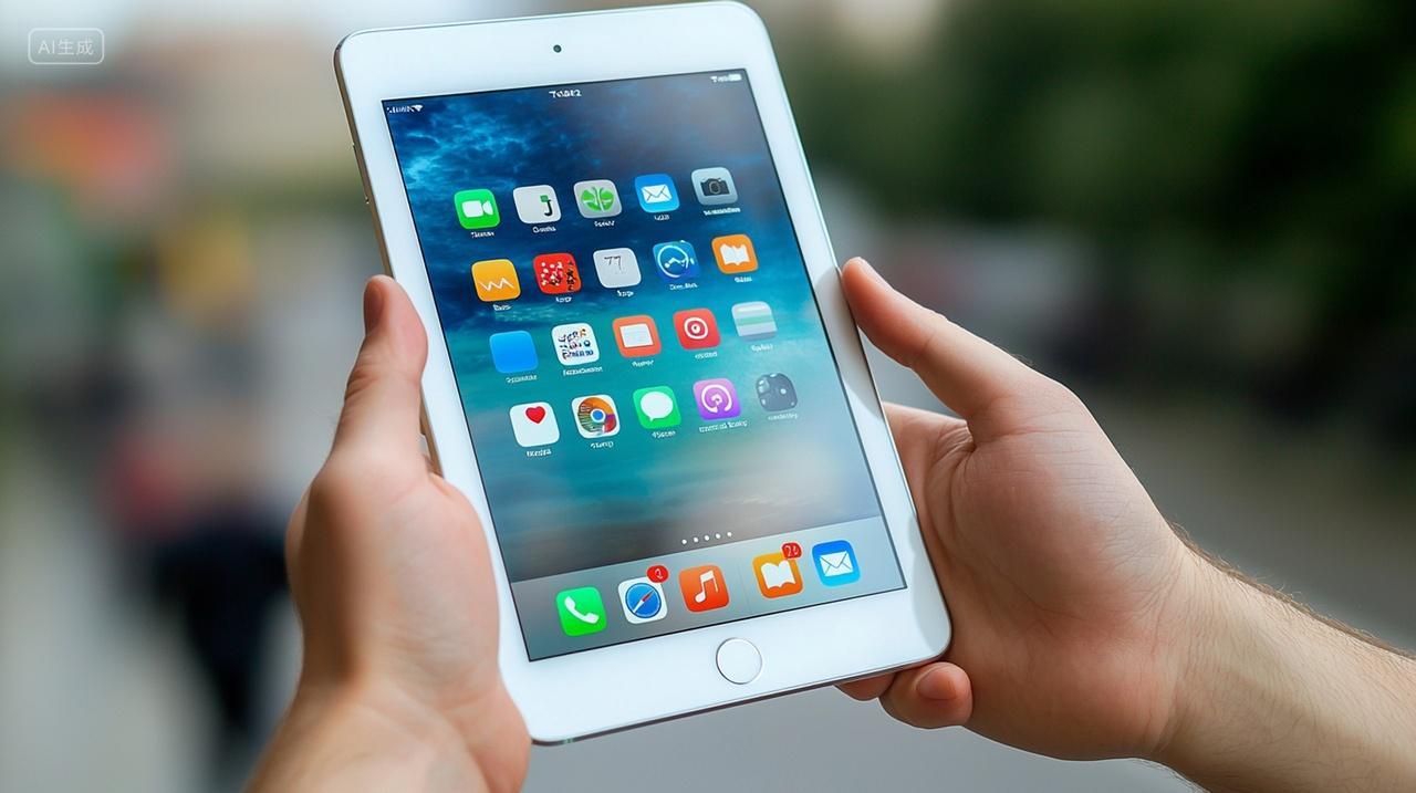 手持平板电脑PAD的双手