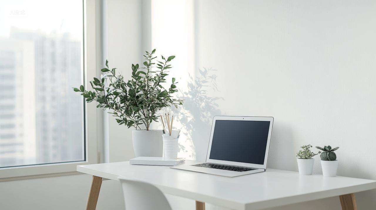 简约都市办公桌室内设计工作环境都市生活