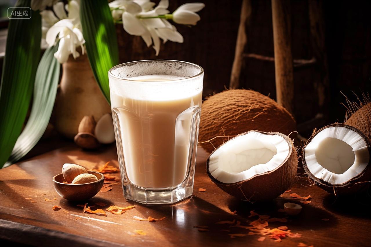 热带水果椰子汁饮料饮品