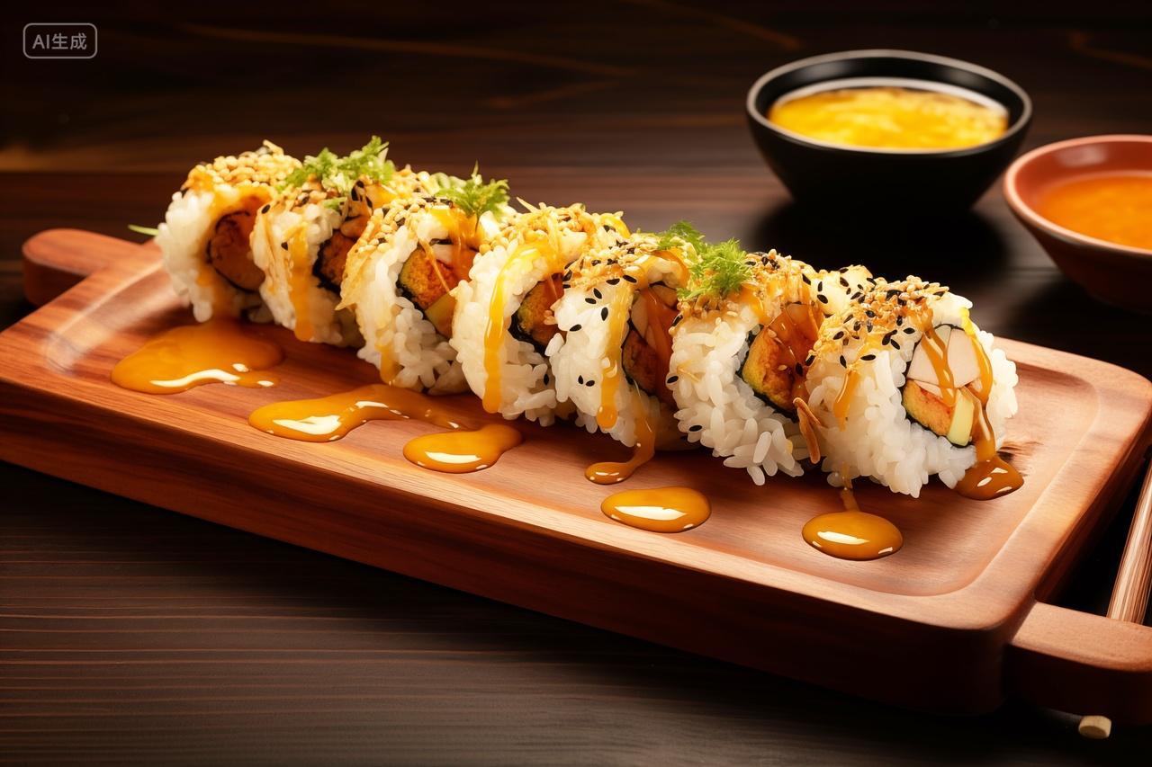 寿司日式料理寿司卷餐饮美食