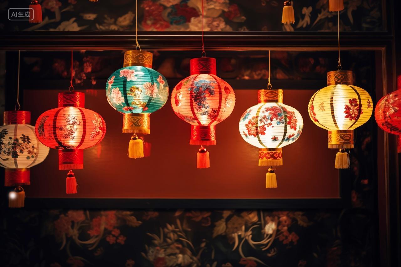 中国风喜庆红灯笼节日假日