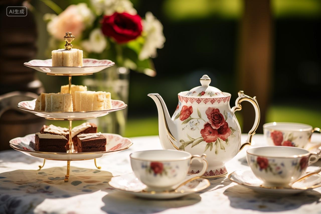 精致英式下午茶糕点精致美食