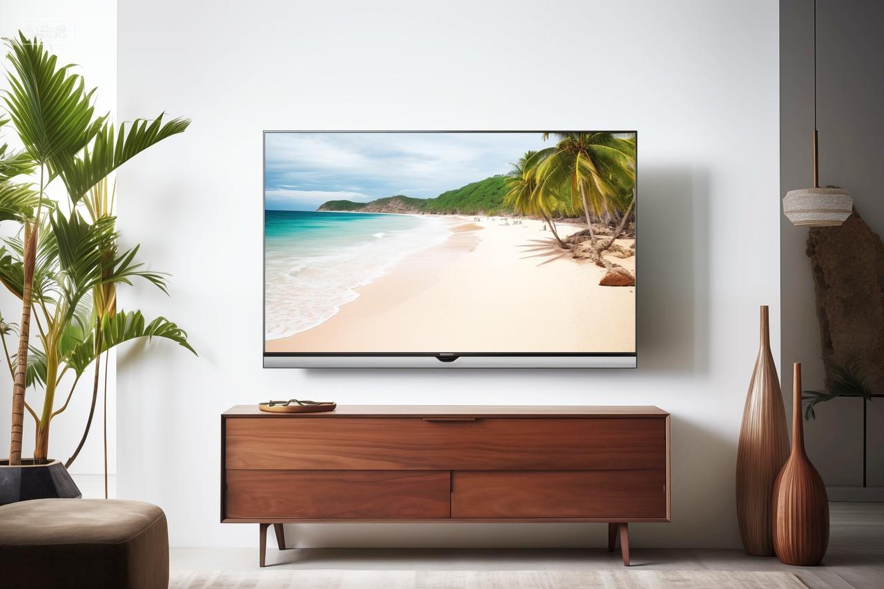 客厅液晶电视合成画面智能家电