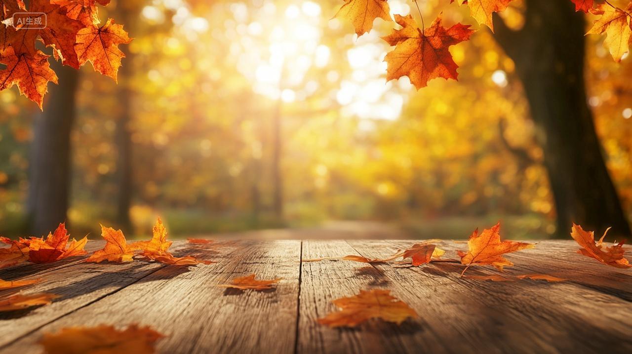 唯美秋天榕树树叶落下电脑壁纸