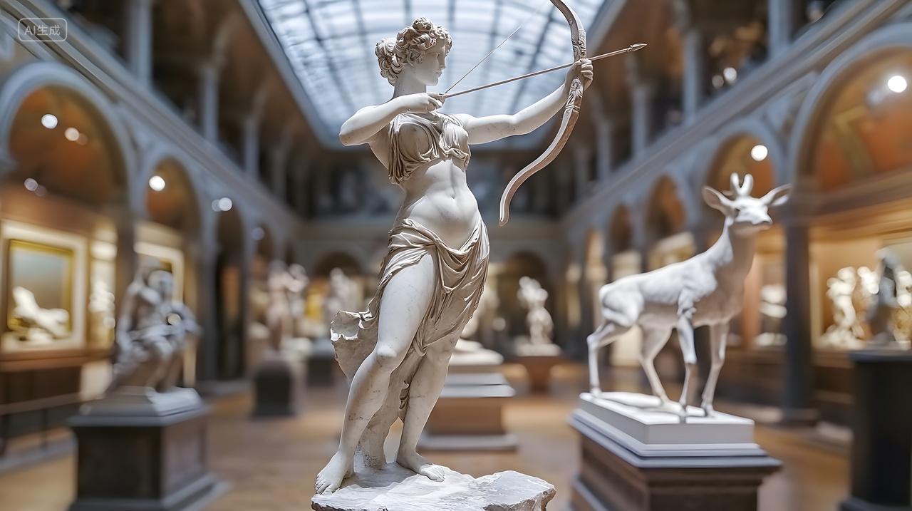 古典雕像展览馆内部