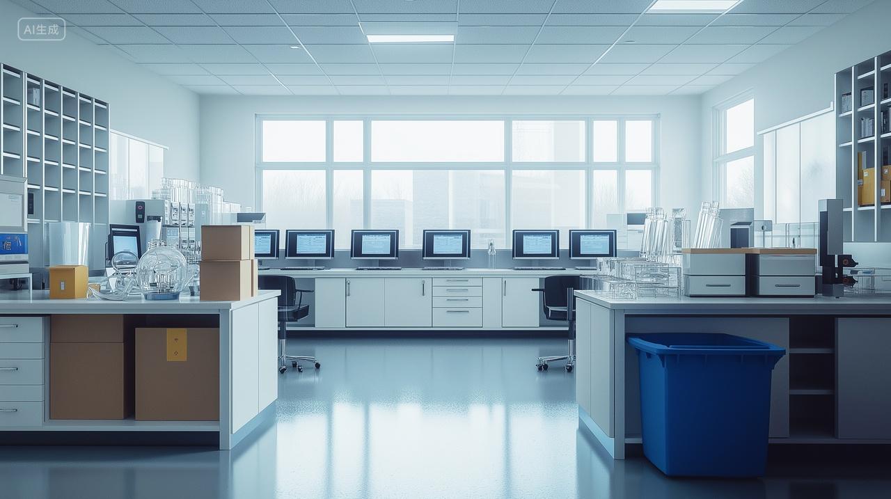 宽敞的医疗实验室医疗房间