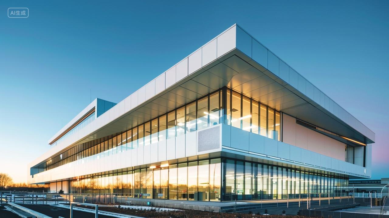 低角度仰拍豪华建筑外部一角