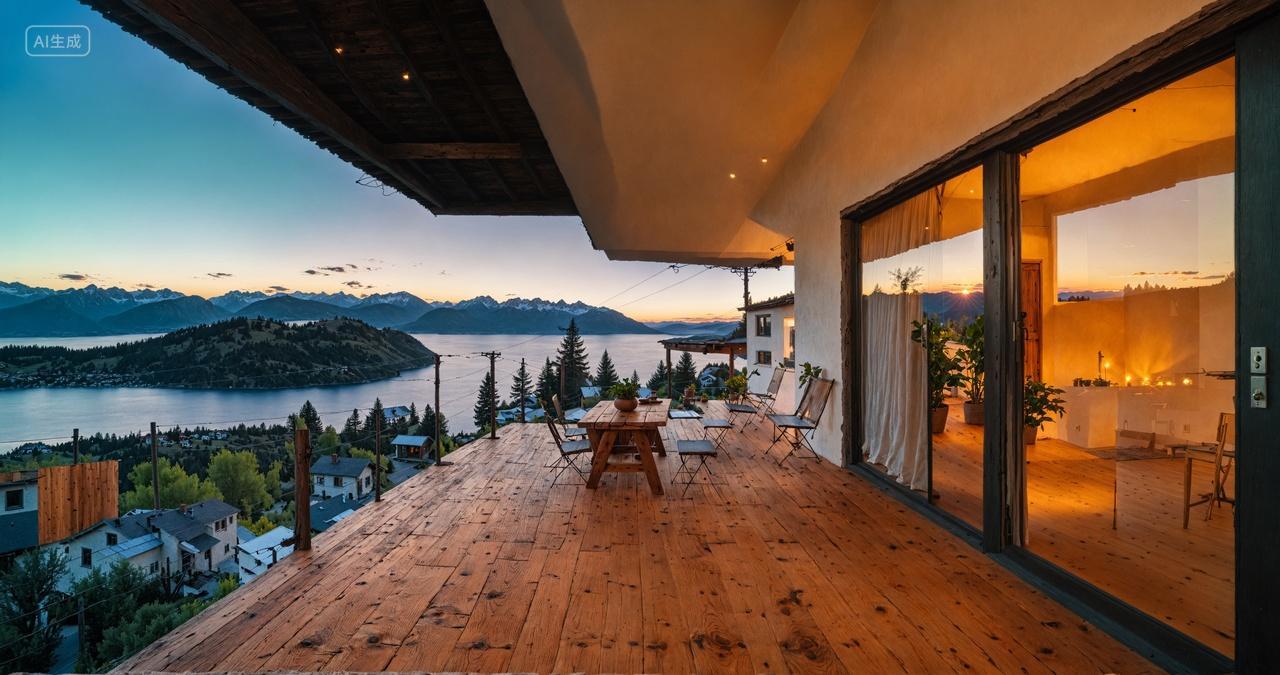 酒店长廊阳台旅游