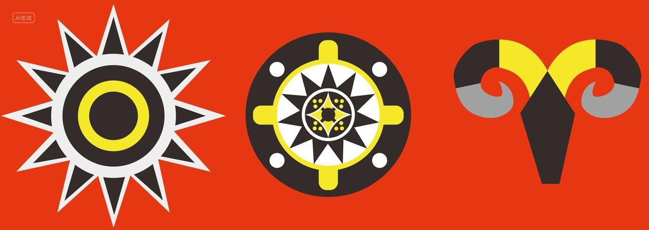 彝族图腾高清纹样