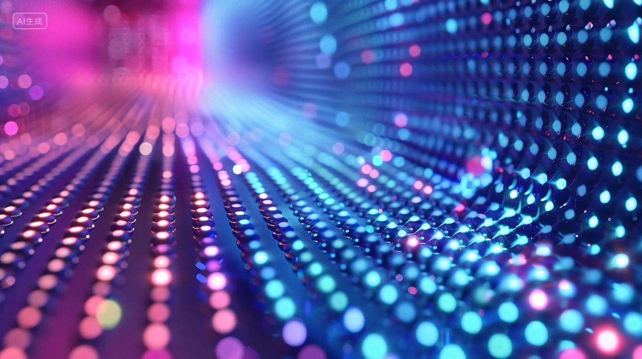 科技感点阵空间背景