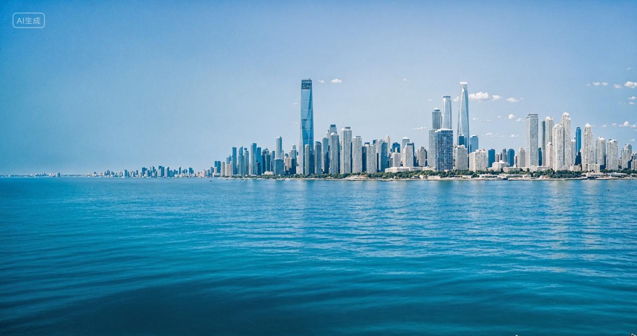 城市建筑海洋天际线地产