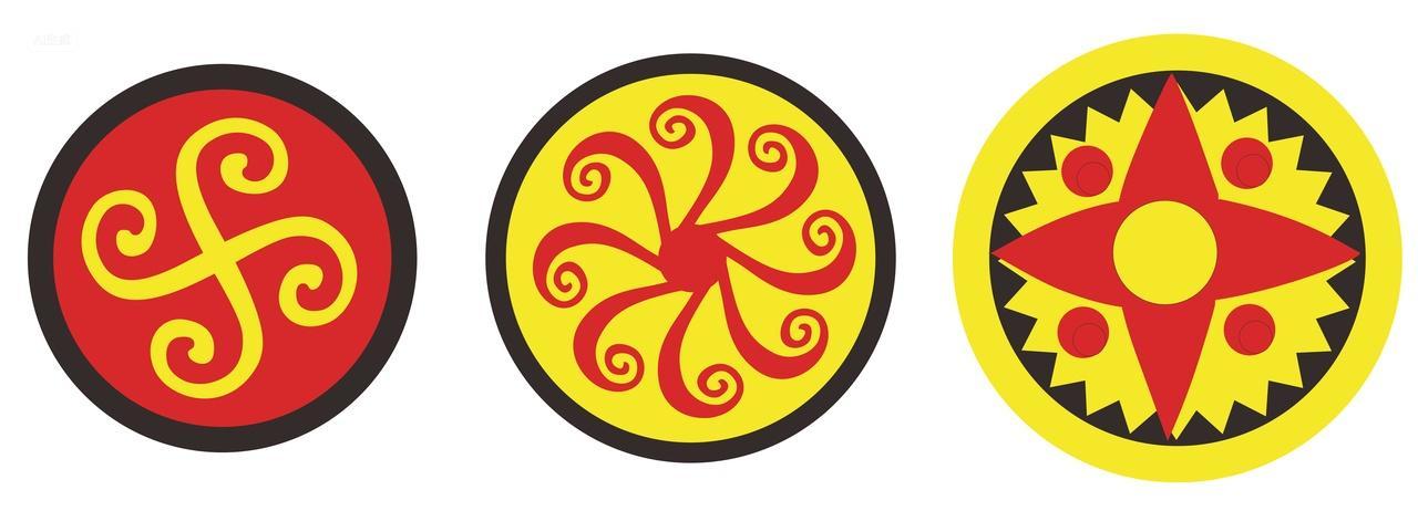 彝族风格图腾高清大图