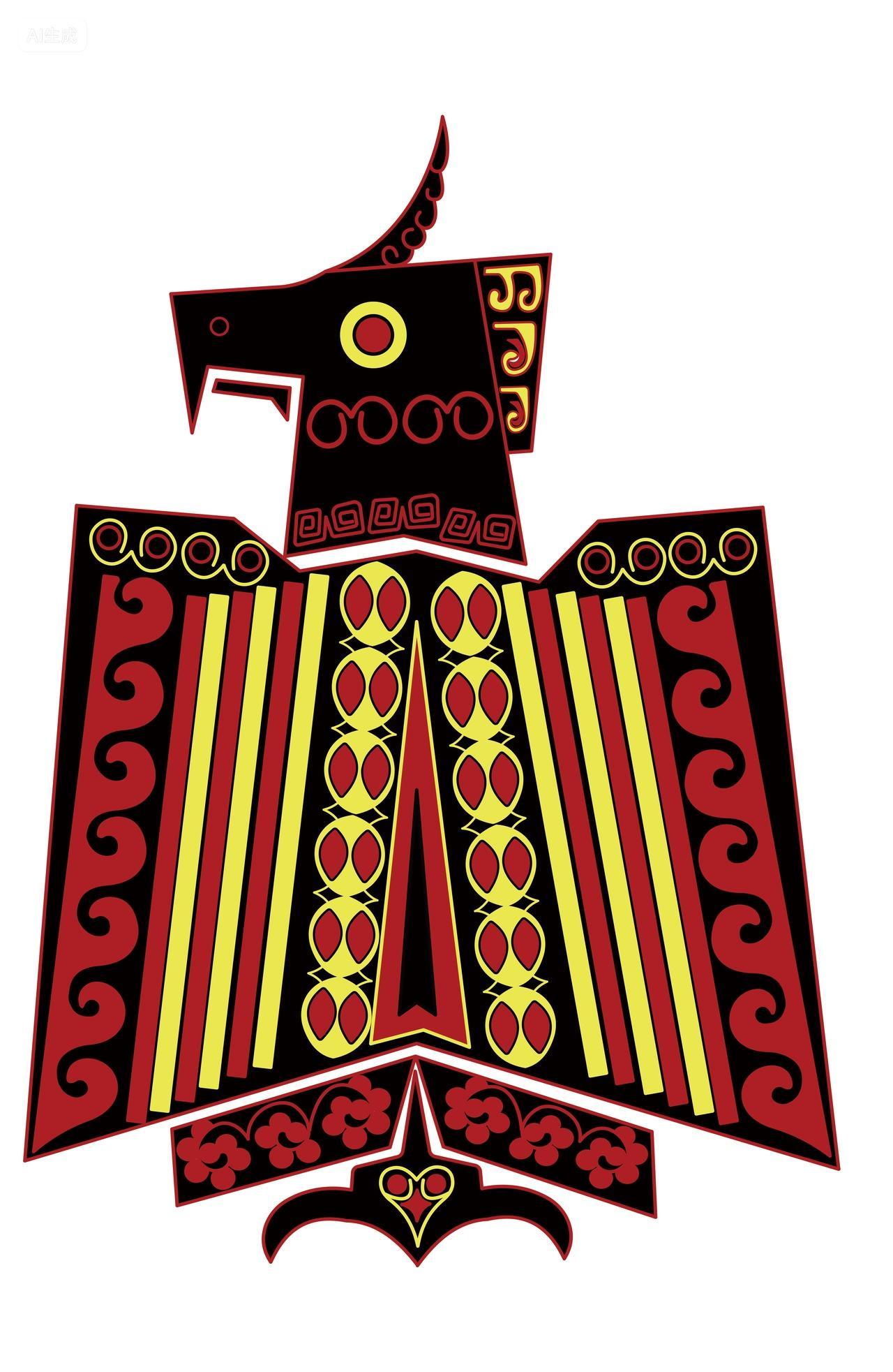 少数民族彝族风情图腾纹样高清大图