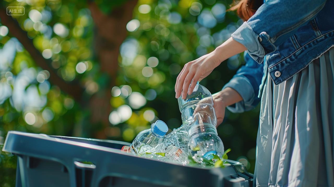 垃圾分类垃圾瓶子