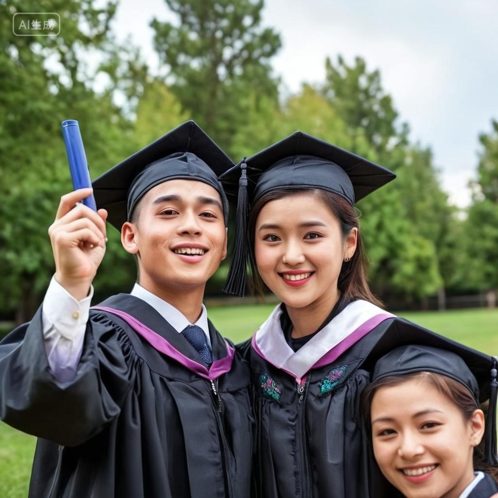 毕业季大学生摄影拍照合影人像毕业照