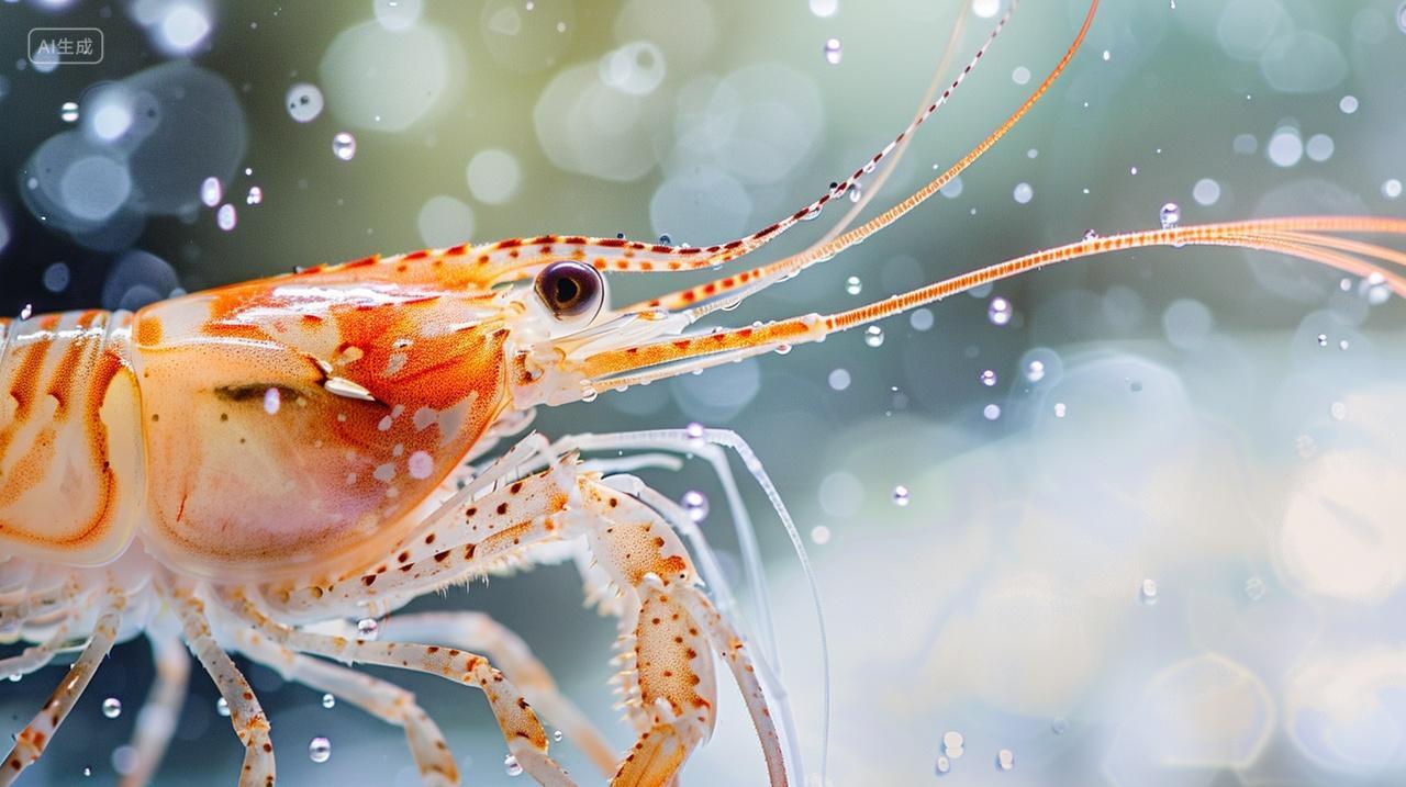 龙虾海鲜高清特写唯美水产小龙虾风景背景