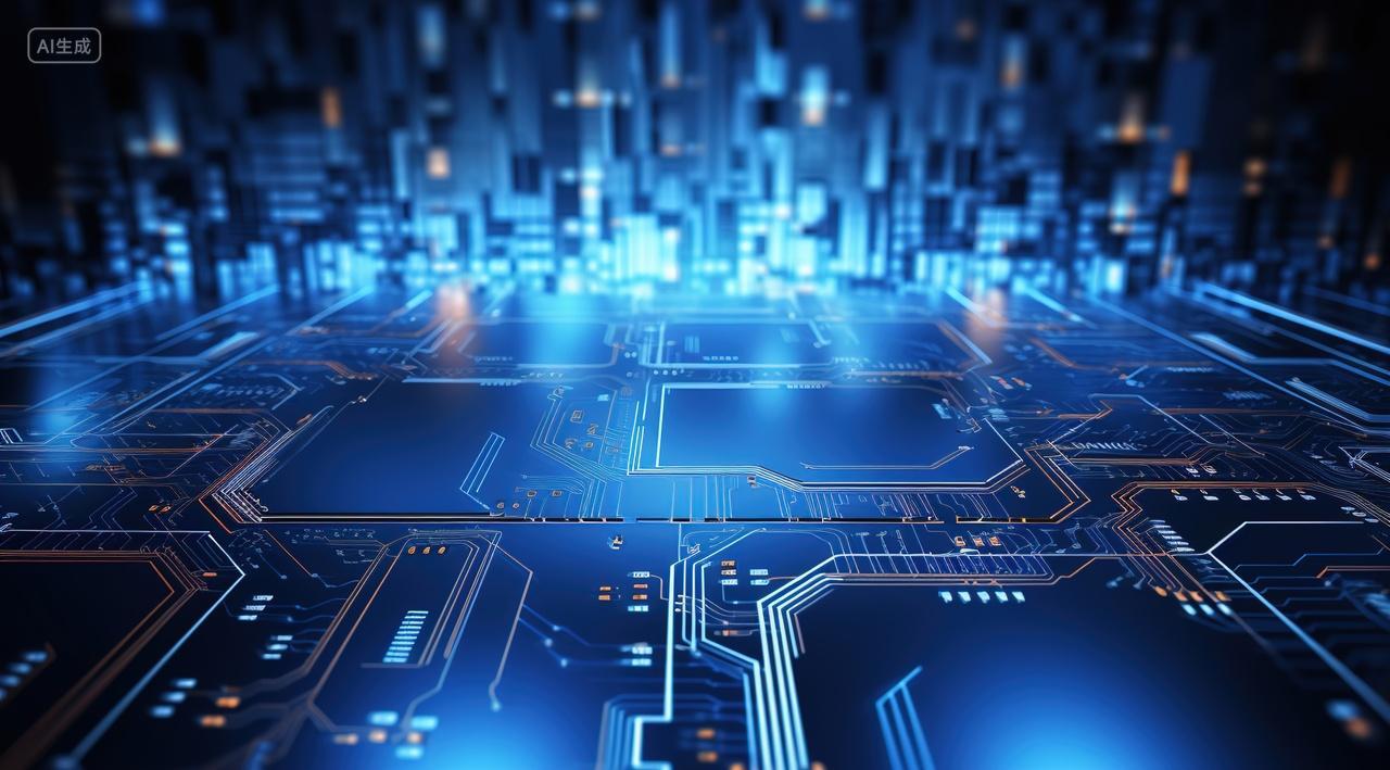 高级简约电路板背景