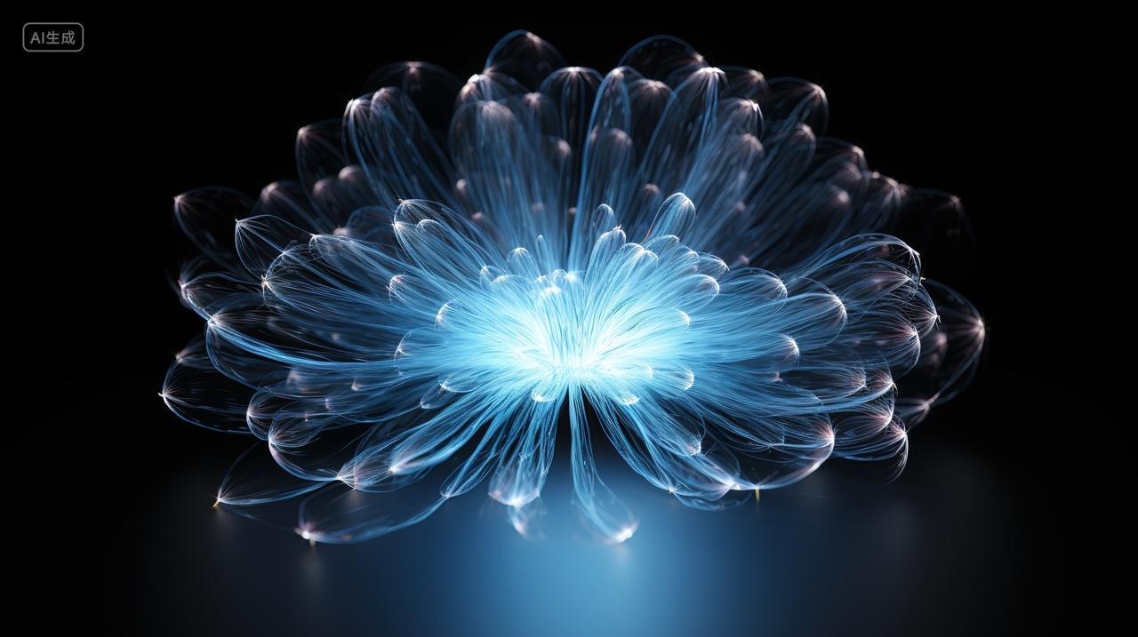 高级简约花朵背景