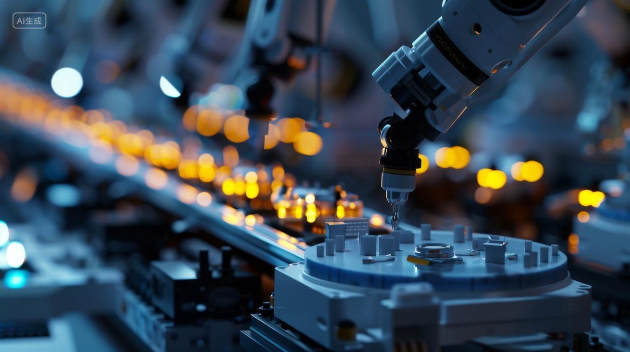 工厂自动化机械臂生产流水线