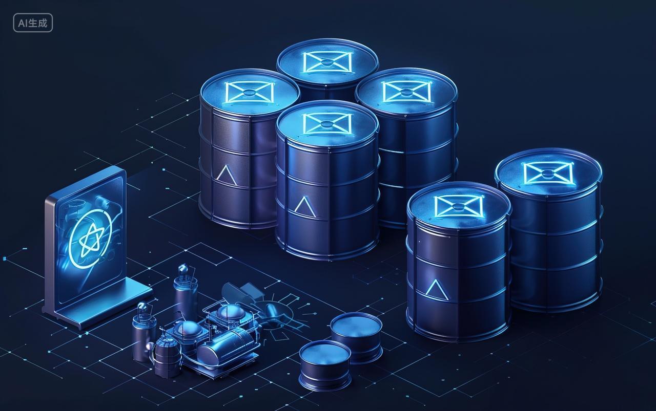 高级简约能源插画背景