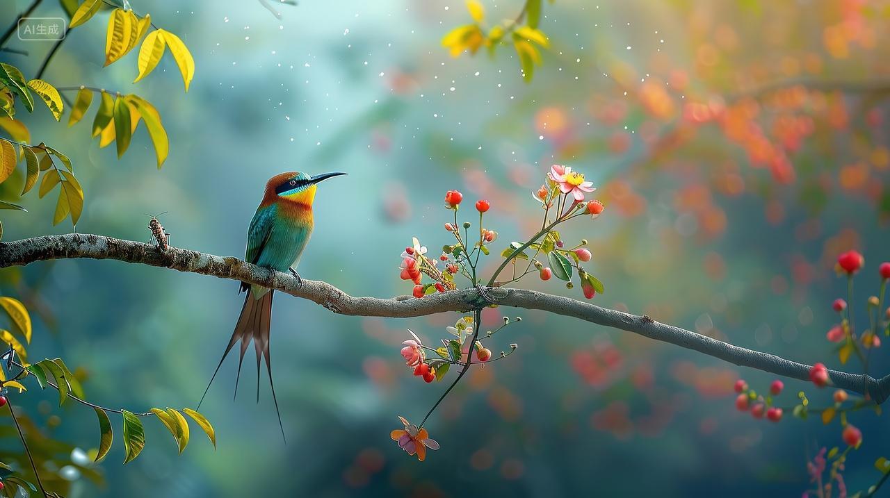 夏至二十四节气夏天小鸟