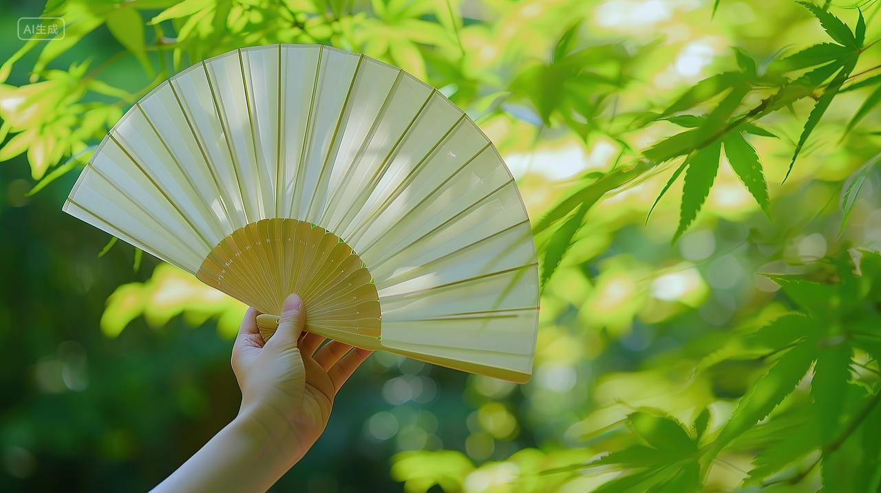 夏至二十四节气夏天扇子