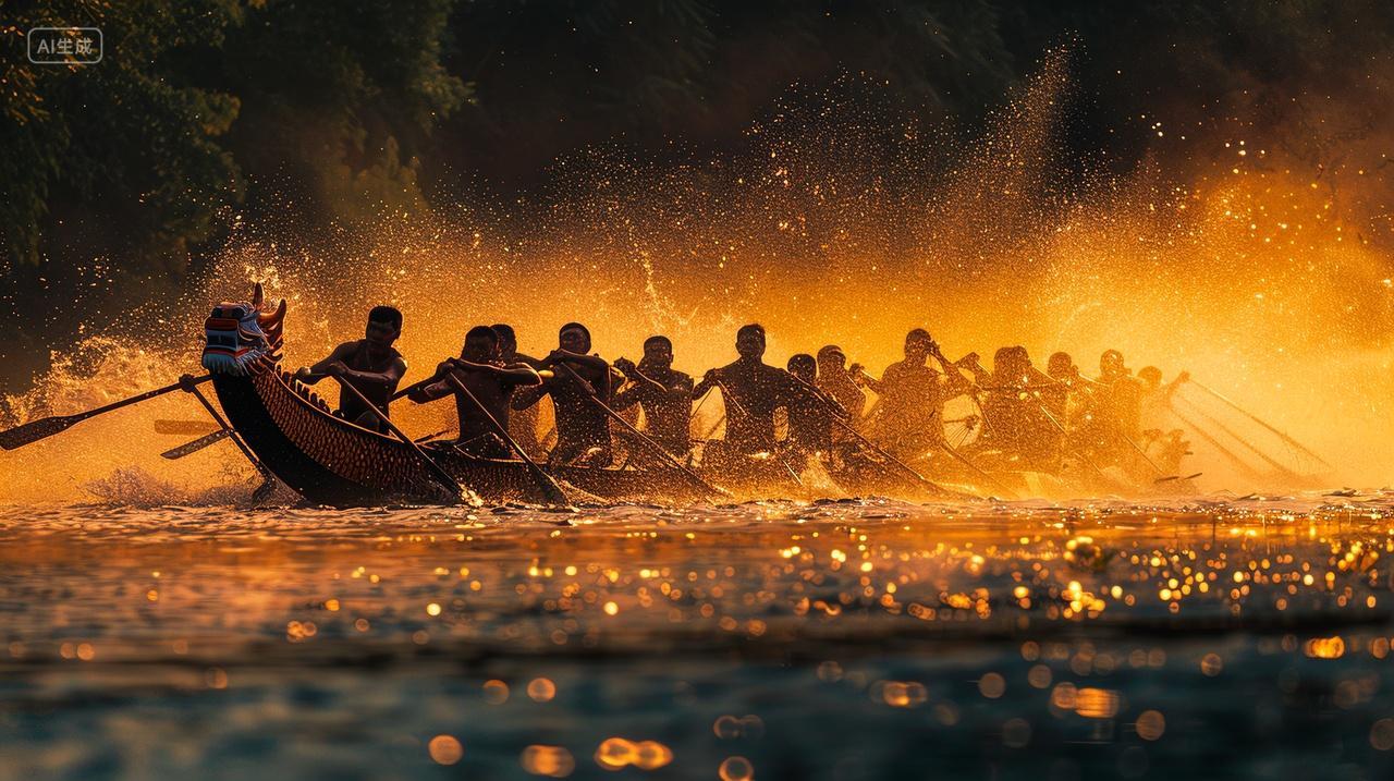 端午节赛龙舟端午节划龙舟端午节龙舟