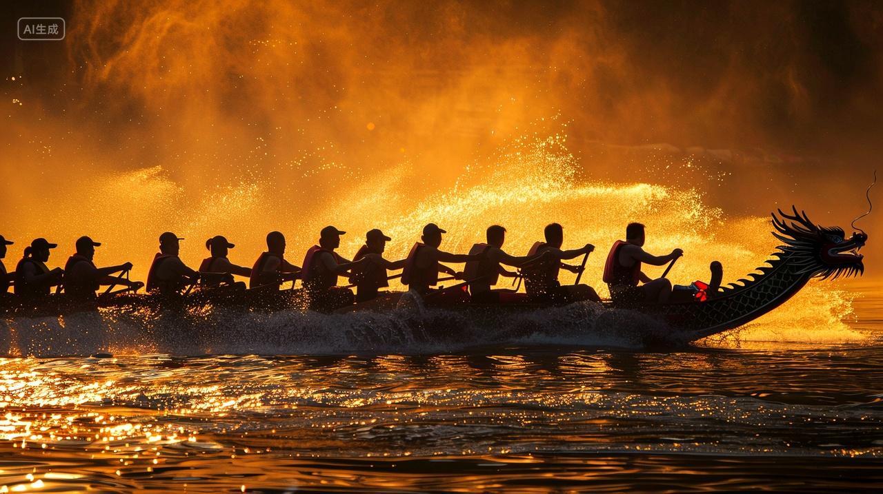 端午节赛龙舟端午节划龙舟端午节龙舟