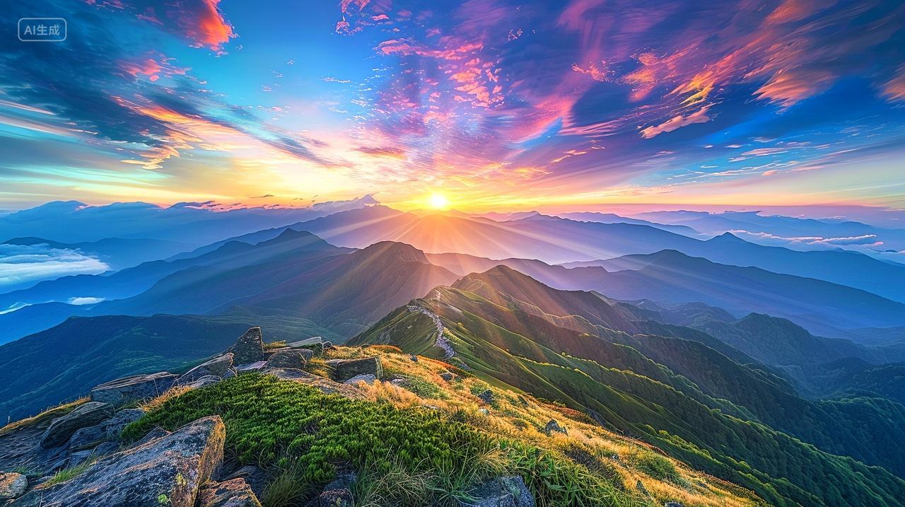 光辉洒满锦绣河山