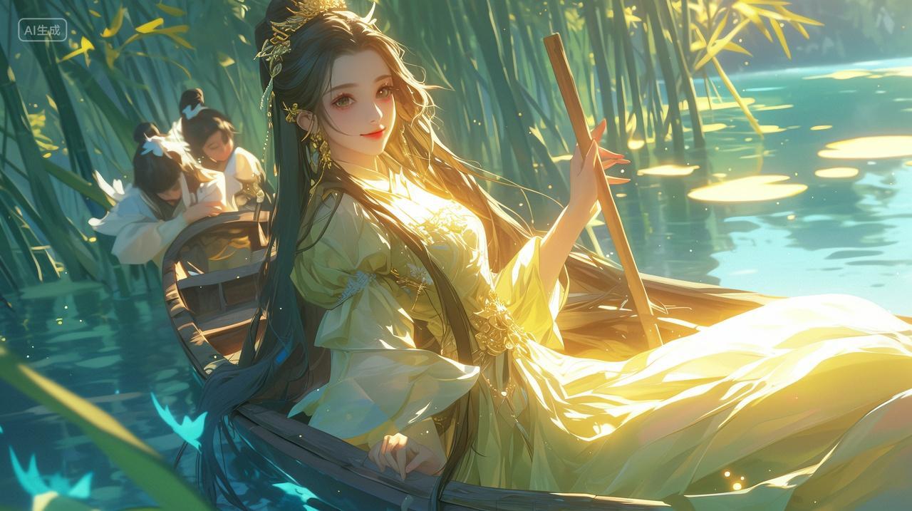 巾帼不让须眉的划桨手