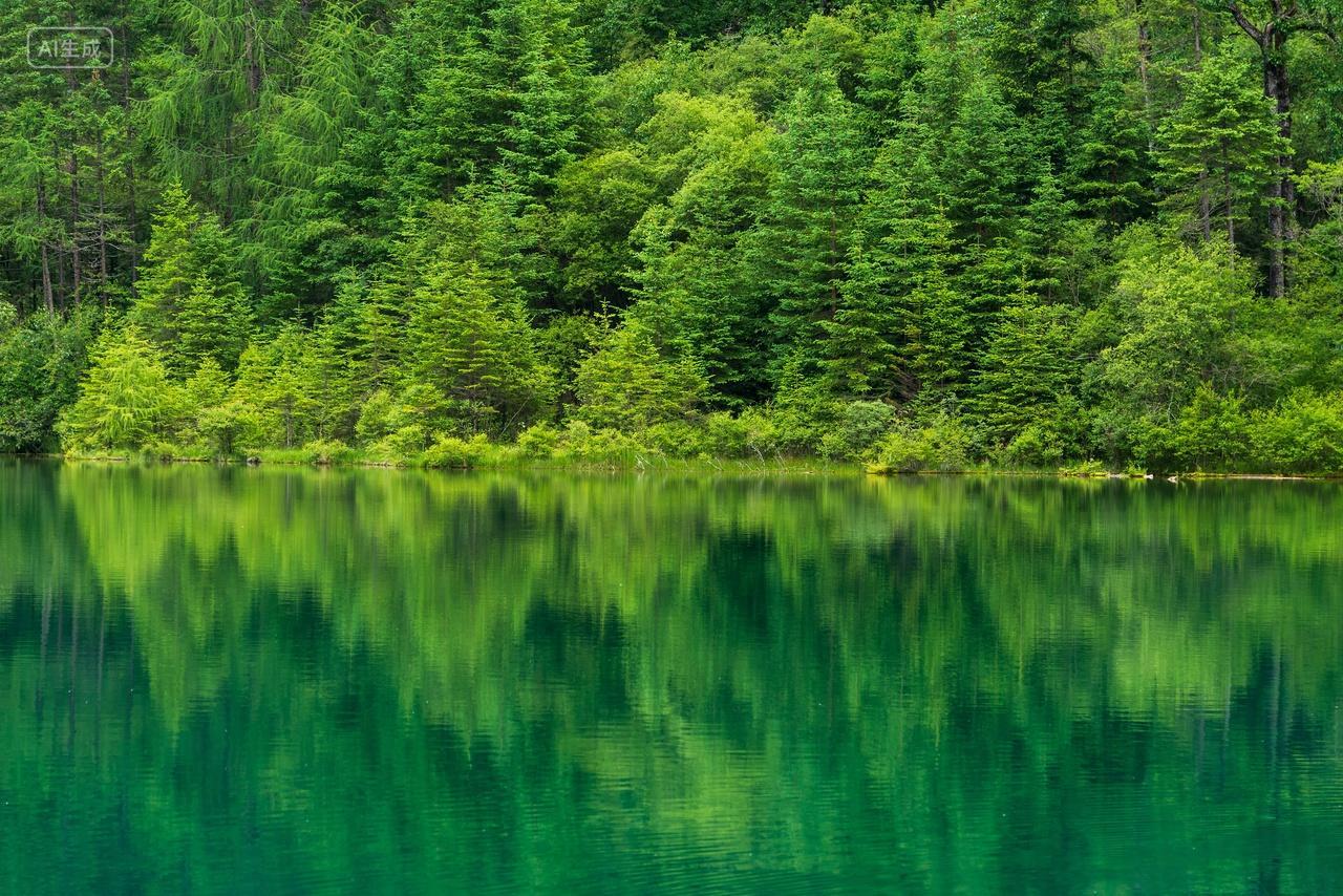 九寨沟夏季风光