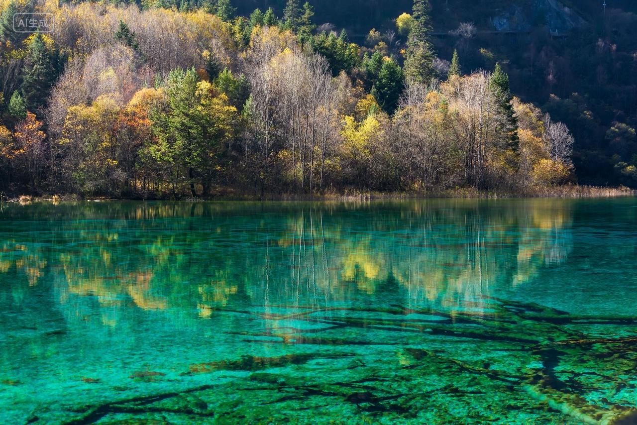 九寨沟秋季风光