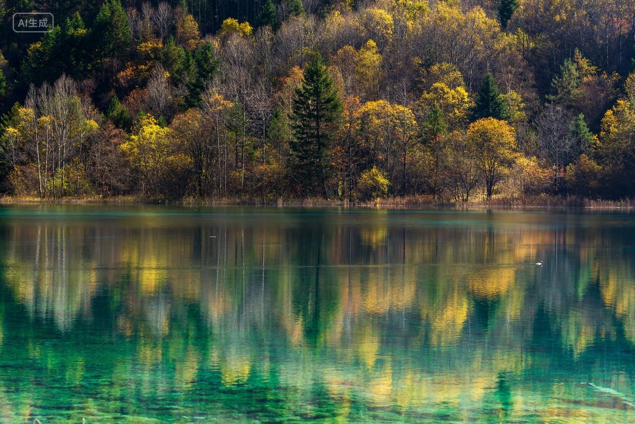 九寨沟秋季风光