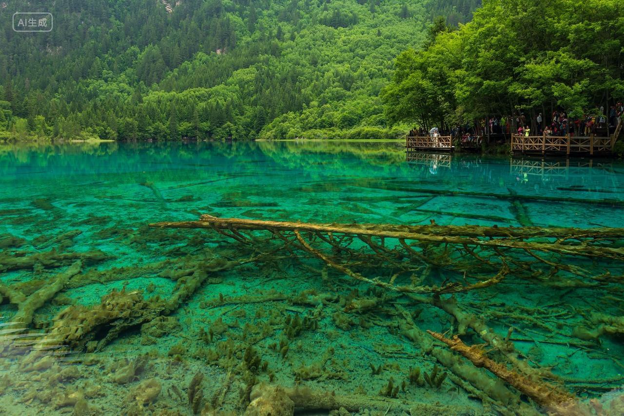 九寨沟夏季风光