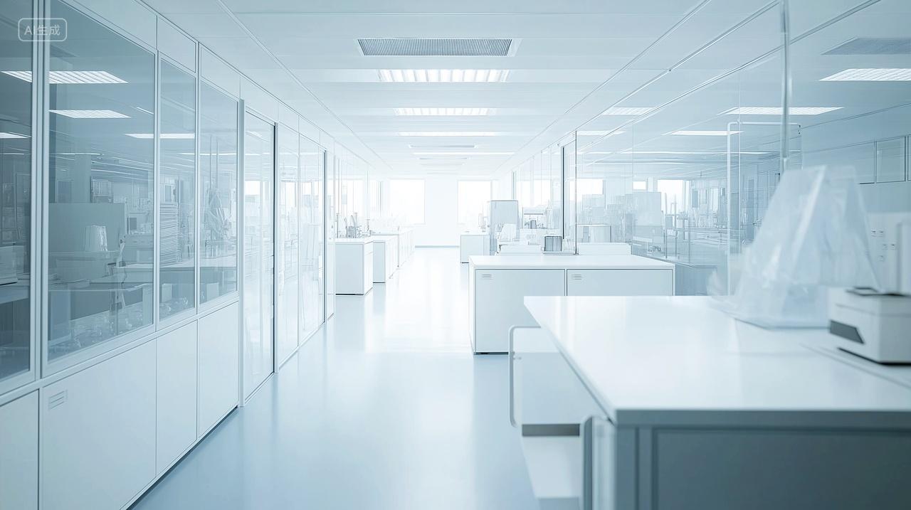 空荡医学实验室实验台