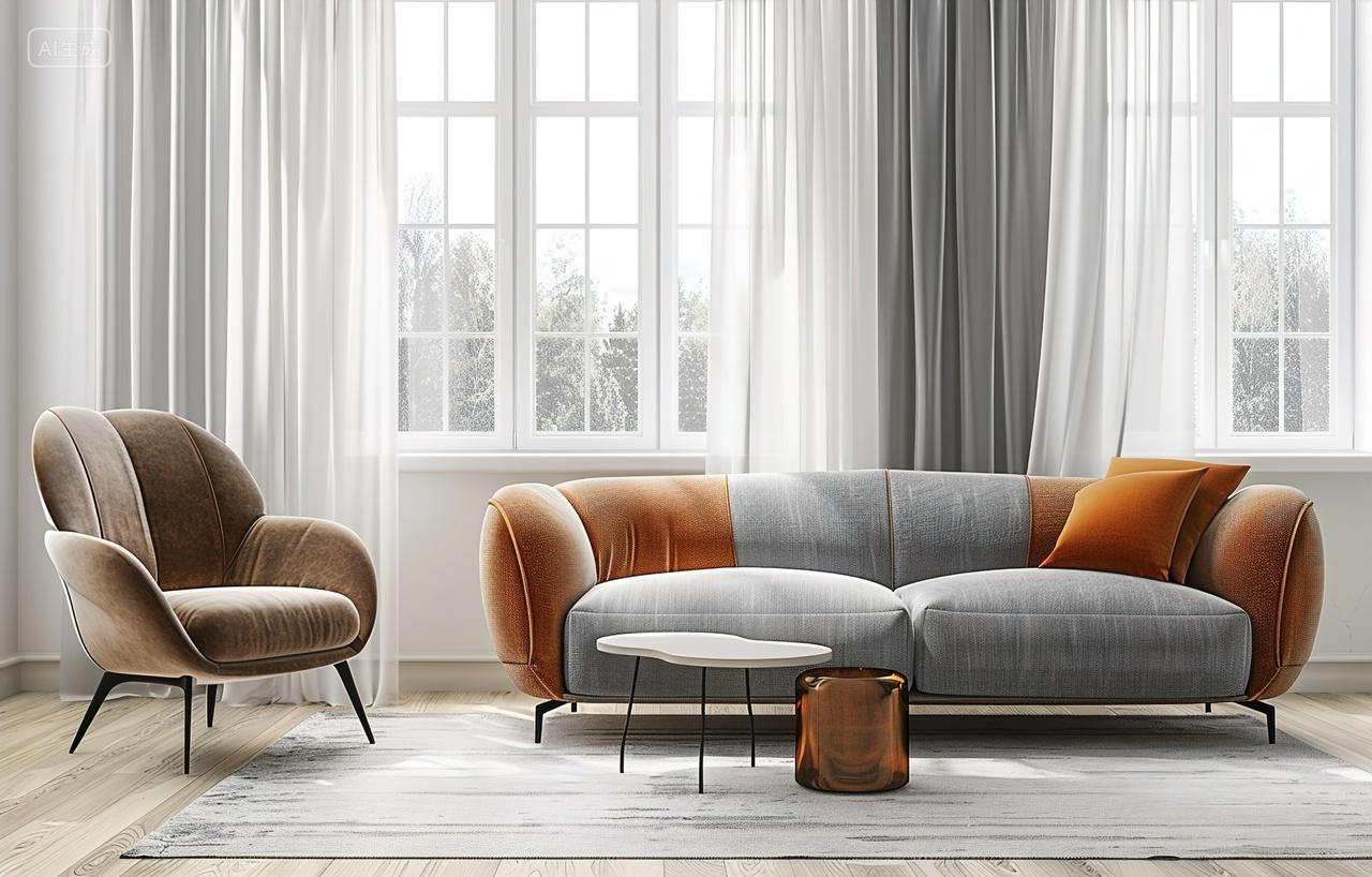 高级简约室内沙发