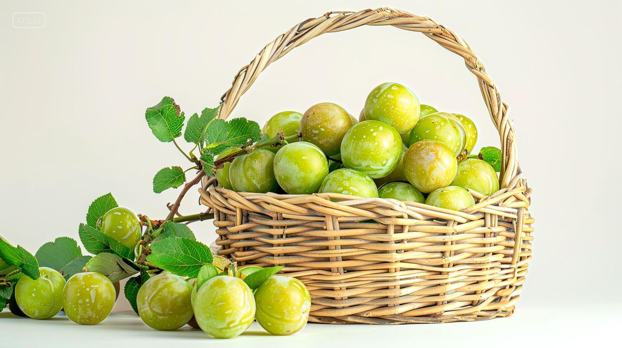 二十四节气芒种青梅水果梅子