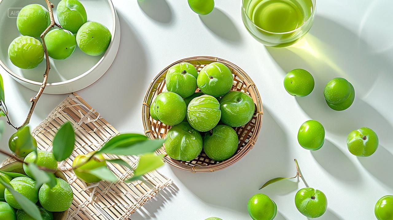 二十四节气芒种青梅水果梅子
