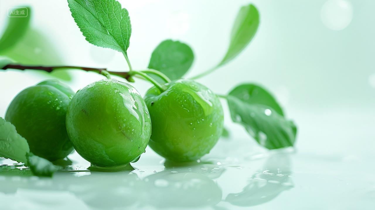 二十四节气芒种青梅水果梅子