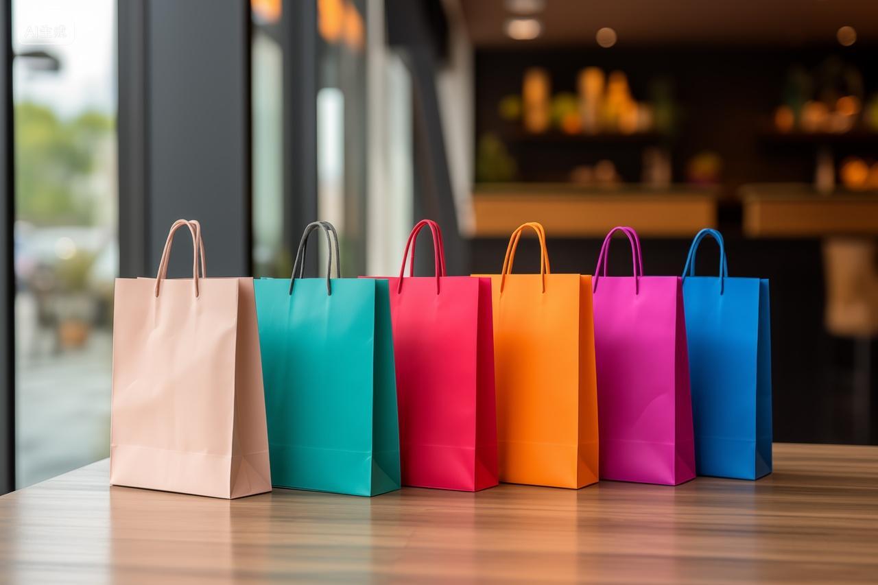 实用环保创意鲜艳购物袋消费购物