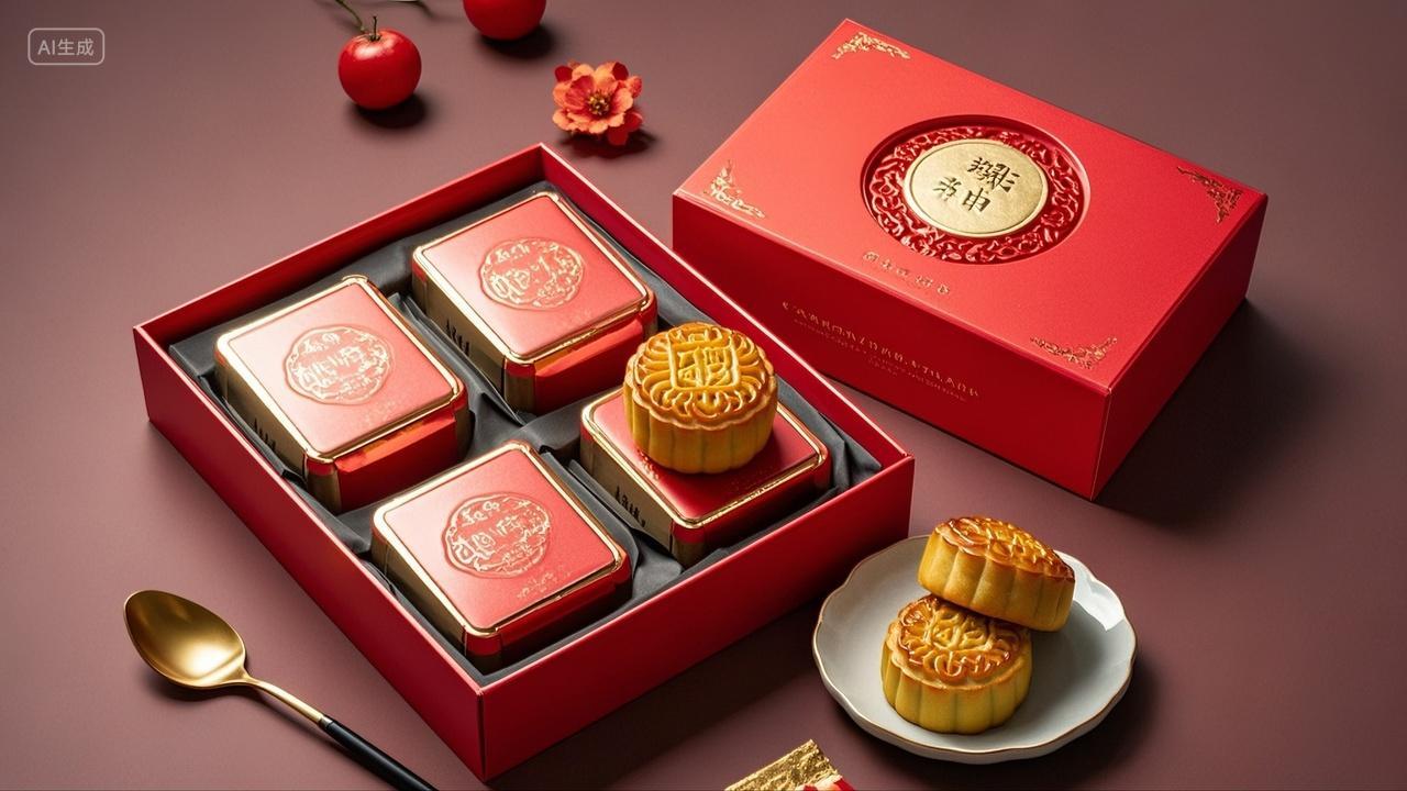 中秋月饼礼盒糕点美食八月十五中秋节